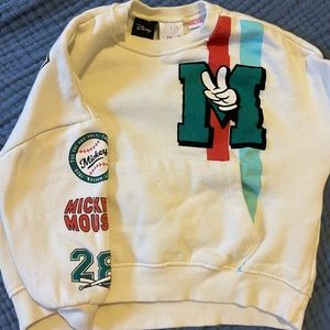 Zara Mickey Mouse sweater sz 3-4
